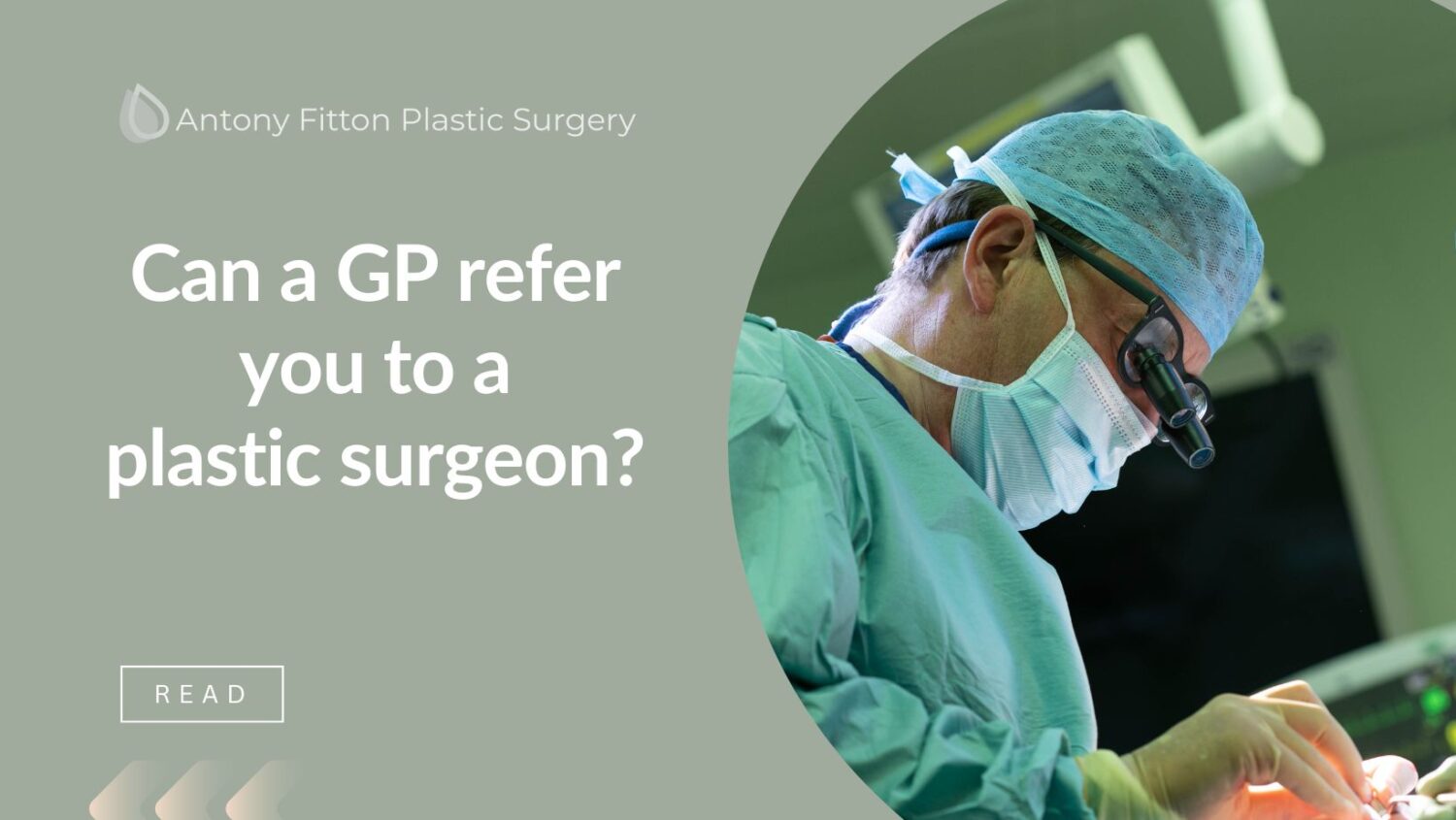Can a GP refer you to a plastic surgeon?